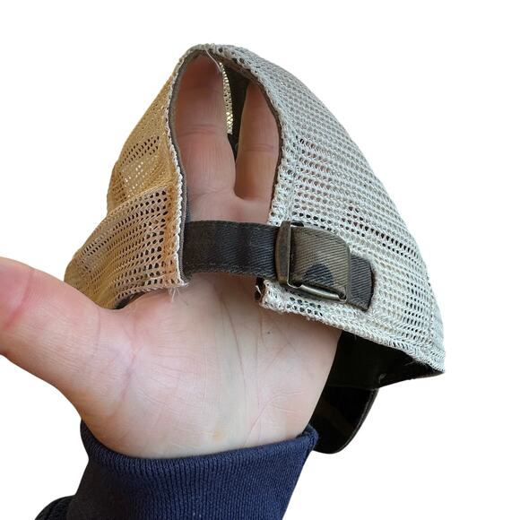 American Flag Camo Hat American Needle Trucker Mesh Ball Cap Dad Retro 6 Panel - Picture 2 of 6